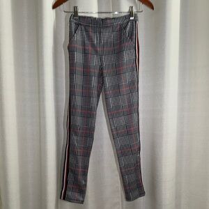 Tommy Hilfiger Checkered Leggings - Black, White, Red